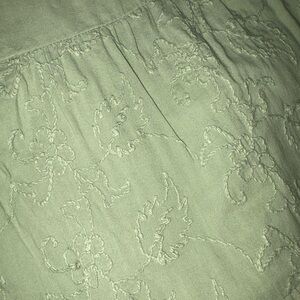 vtg 90s/y2k claudia richard boho prairie cottage embroidered midi skirt, sz sm